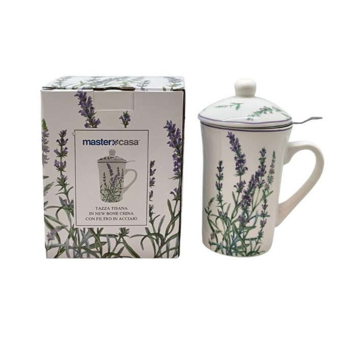 TAZZA TISANA FIORI LAVANDA CFILTRO